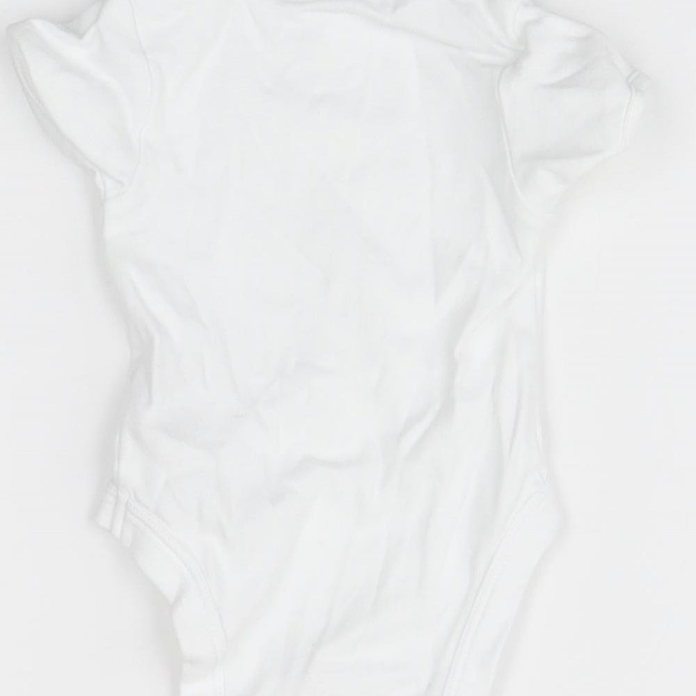 George Baby White Babygrow One-Piece Size 3-6 Months