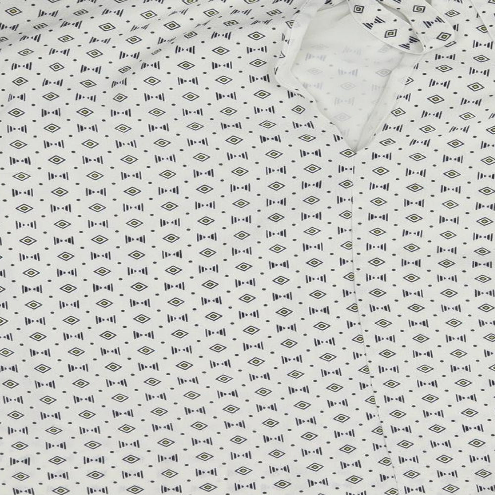 Womens UK Size S sweewe White Basic Blouse