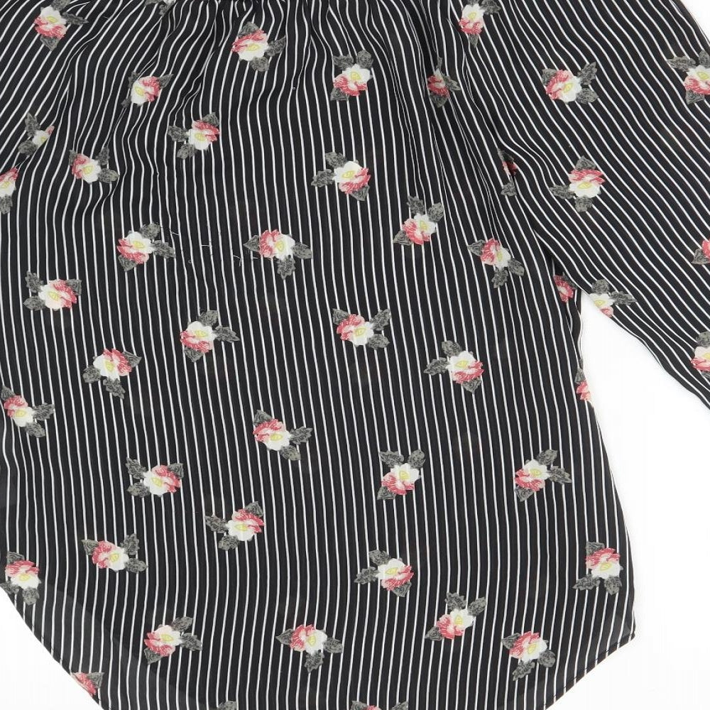 Womens UK Size 10 CAMEO ROSE Multicoloured Basic T-Shirt