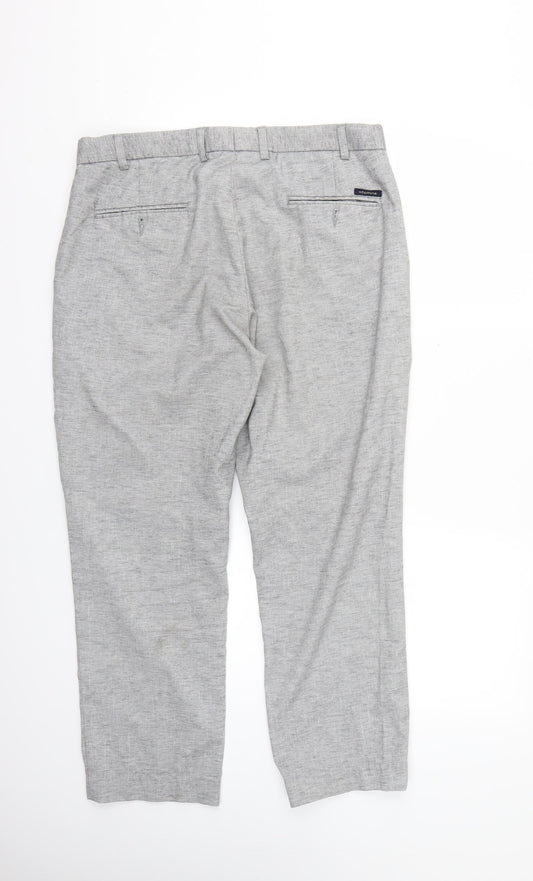 Mens UK Size vitamore Regular Fit Grey Trousers
