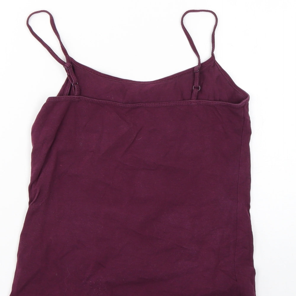 Atmosphere Womens Purple Basic Tank Size 10