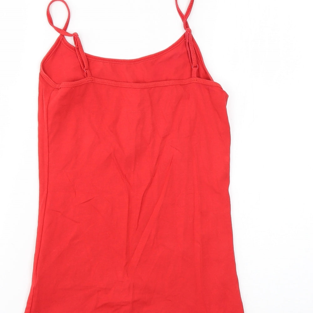 Atmosphere Womens Red Basic Tank Size 10
