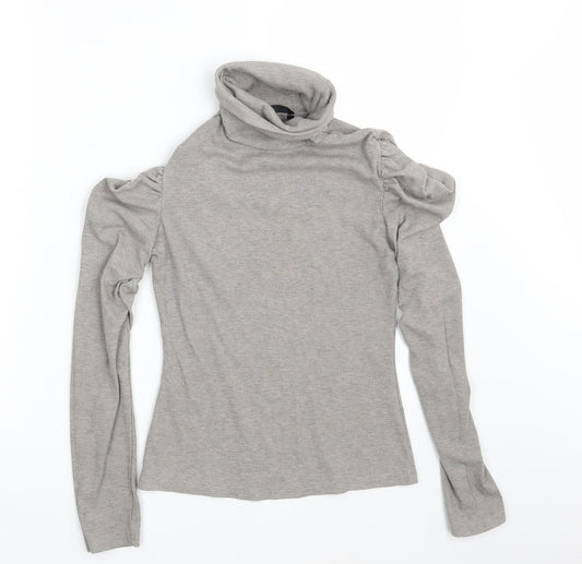 Womens UK Size XS SheIn Grey Pullover Jumper