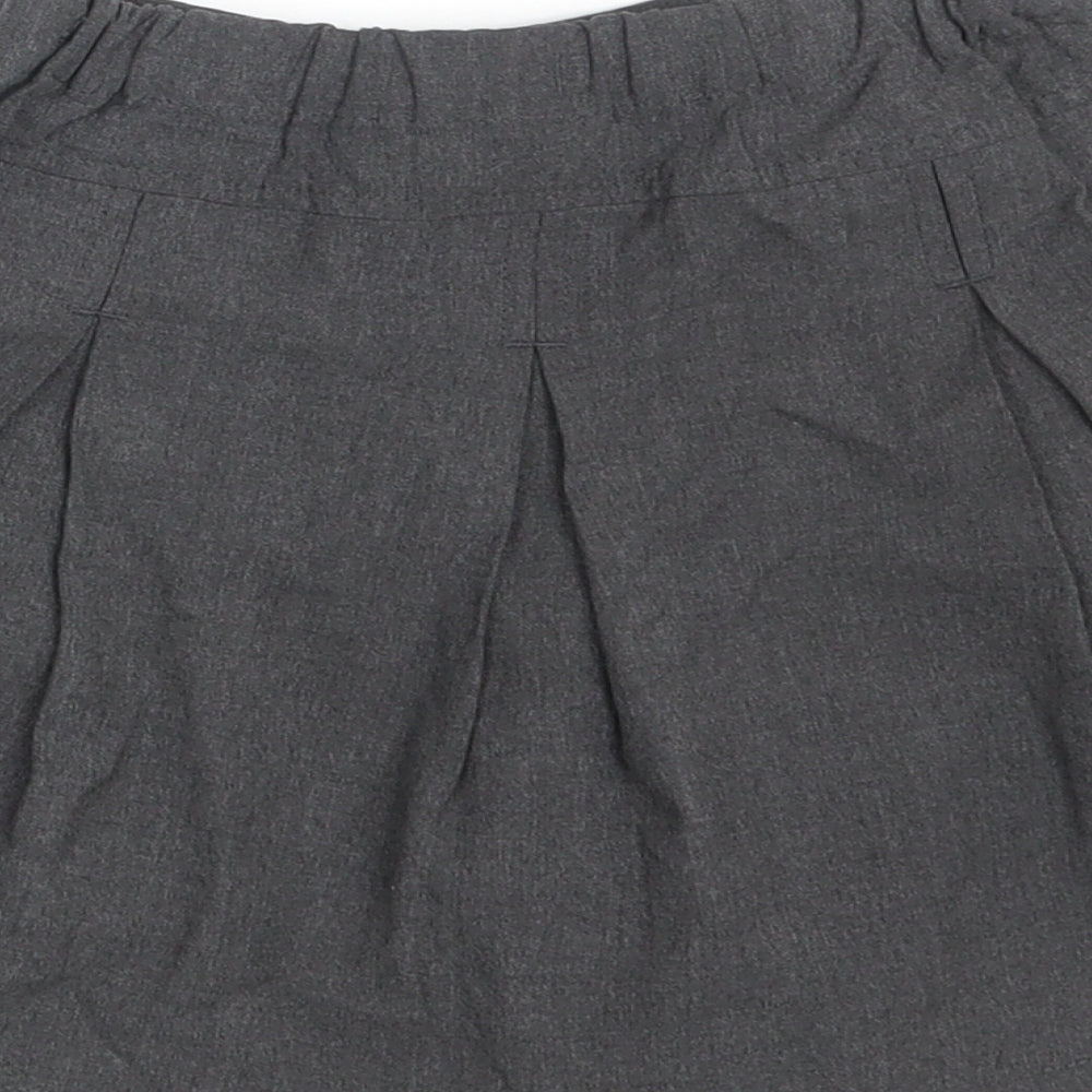 TU Girls Grey Mini Skirt Size 5 Years - School Wear