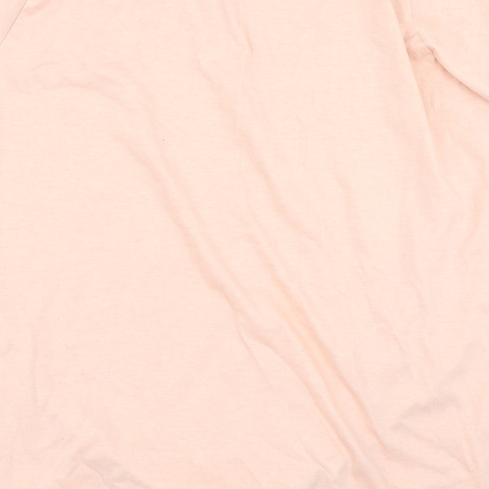 Womens UK Size 12 Pretty Secrets Pink Basic T-Shirt