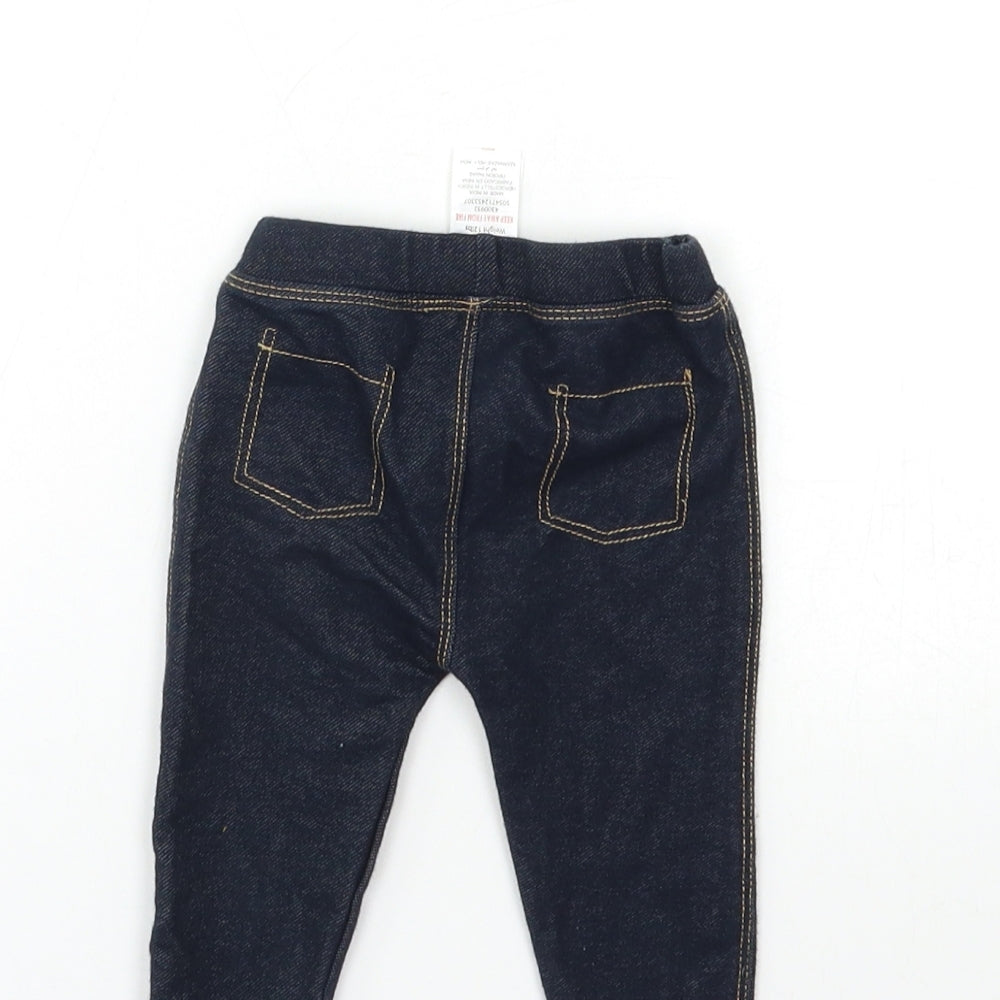 lullaby Baby Beige Denim Pedal Pusher Jeans Size 0-3 Months