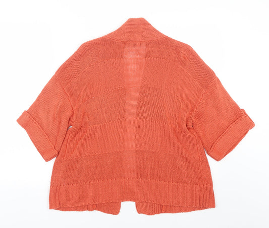 Womens UK Size 12 Evie Orange Cape Jumper