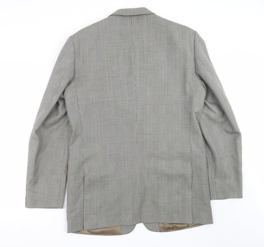 Mens UK Size 42 George Arthur Dunn Regular Grey Suit Jacket