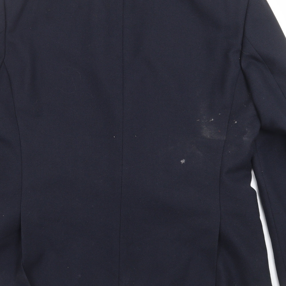 Mens UK Size 40 VARTEKS Regular Blue Suit Jacket