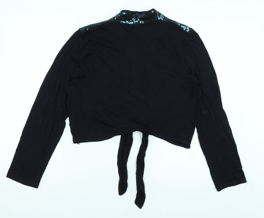 CMD Womens Black Shrug Jumper Size XL