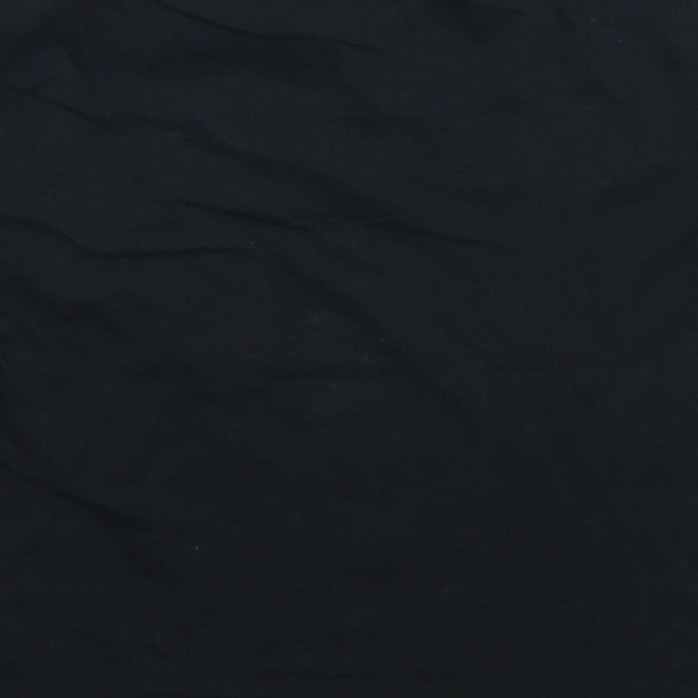 Candy Couture Girls Black Basic T-Shirt Size 9 Years - Aloha Paradise