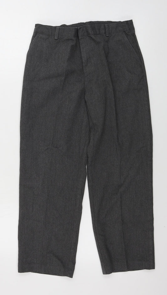 BHS Boys Grey Chino Trousers Size 10 Years