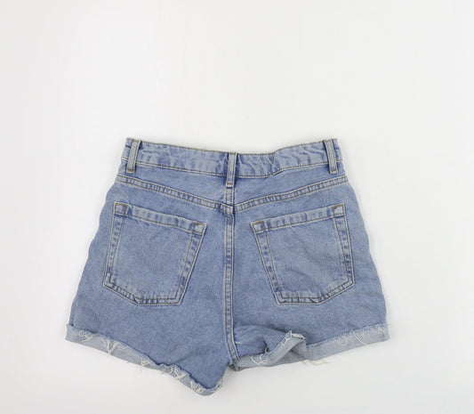 Womens UK Size 6 Topshop Regular Fit Cut-Off Shorts