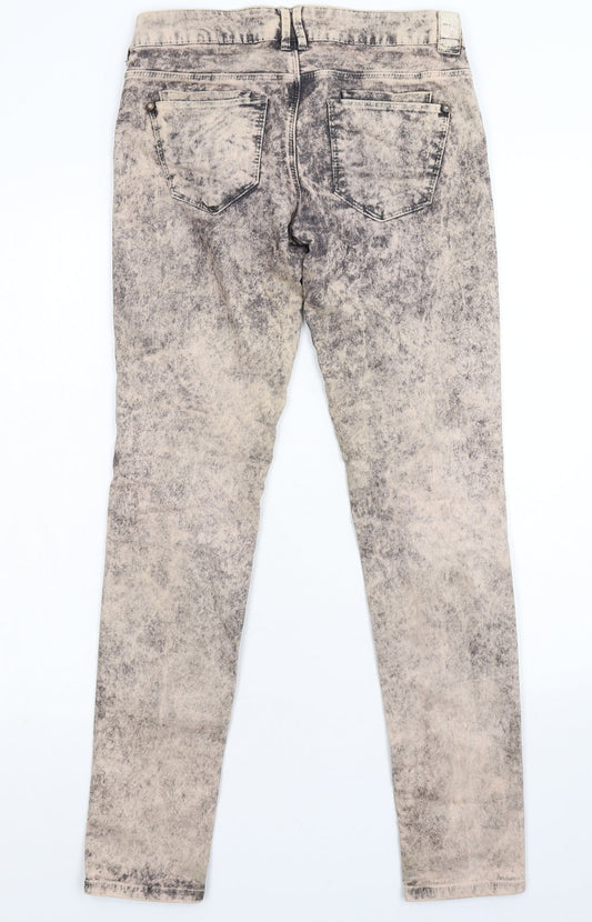 Bershka Womens Grey Denim Jegging Jeans Size 6 L29 in