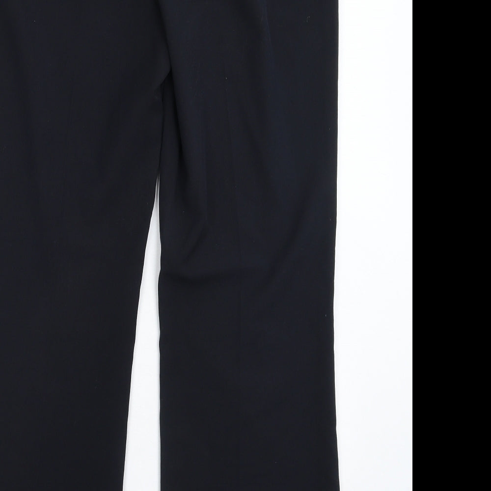 Womens UK Size 12 Marks and Spencer Regular Fit Dress Pants Blue Trousers