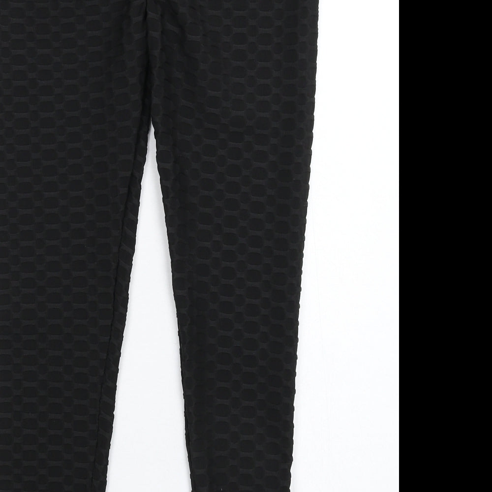 Womens UK Size 32 in Preworn Jegging Black Leggings