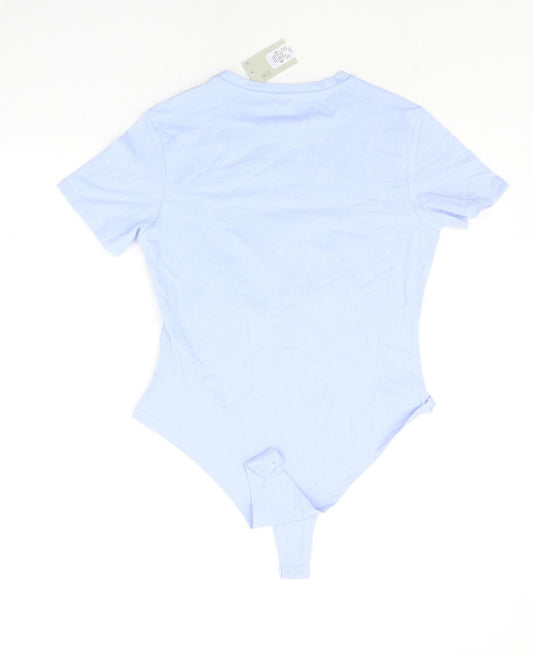 Back view of Primark women’s blue jumpsuit one-piece, size M