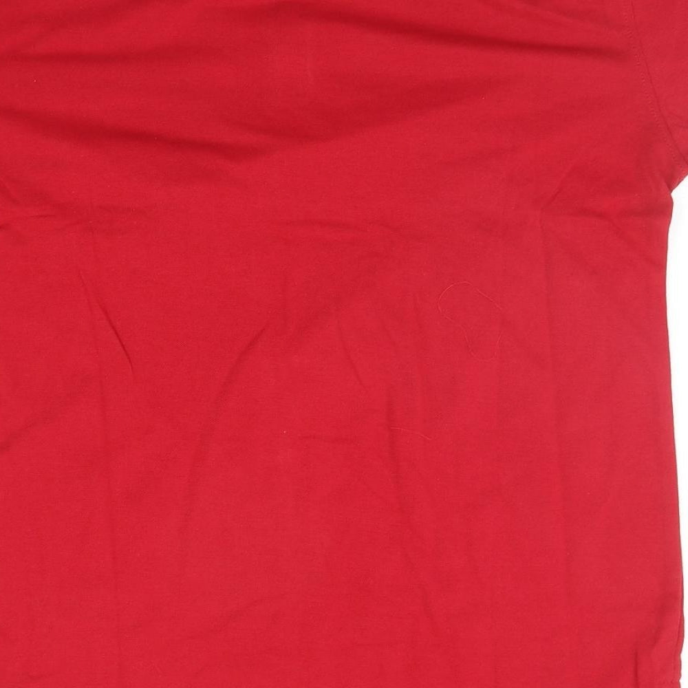 Urban Revival Mens Red Polo Size M