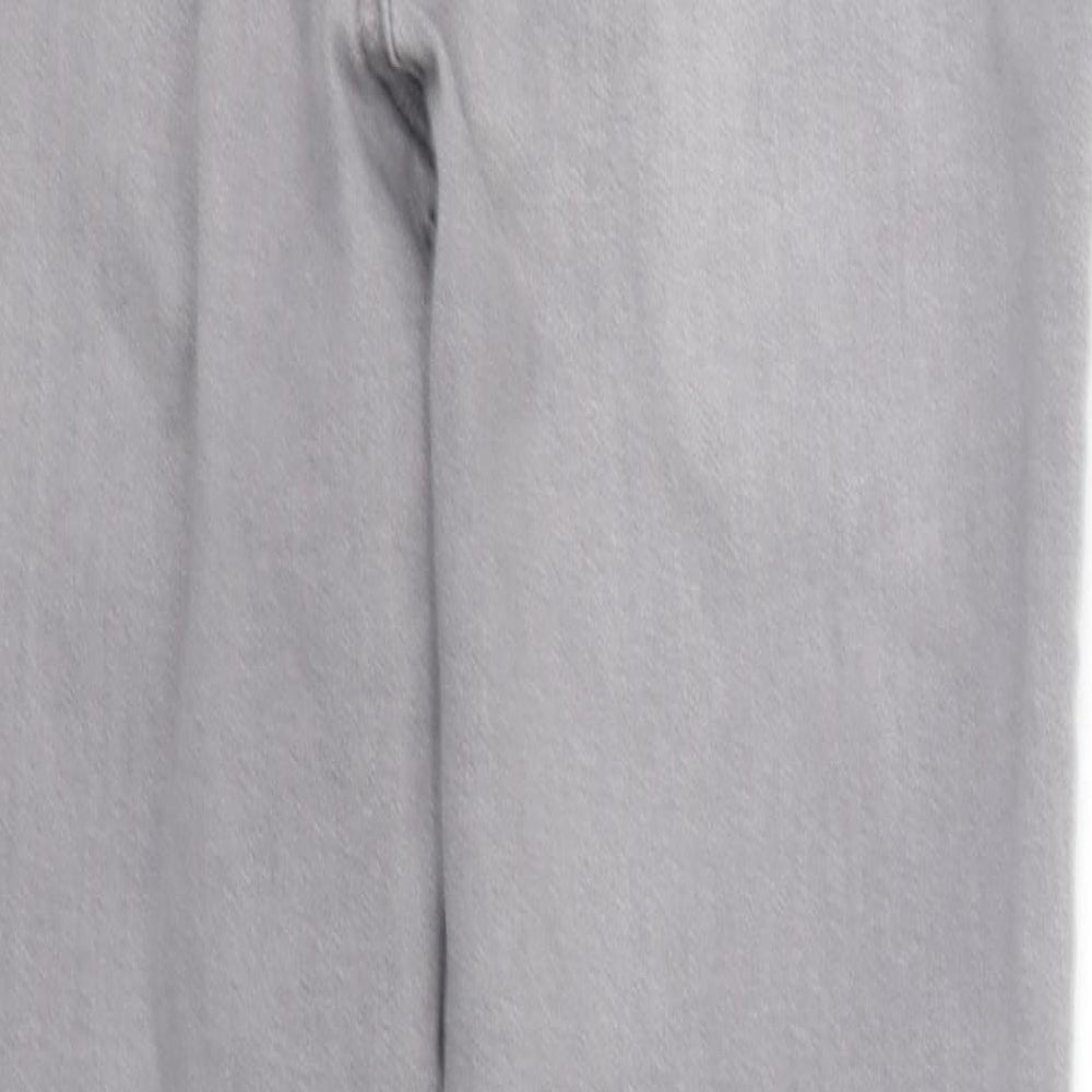 TU Womens Grey Straight Jeans Size 10 L25 in
