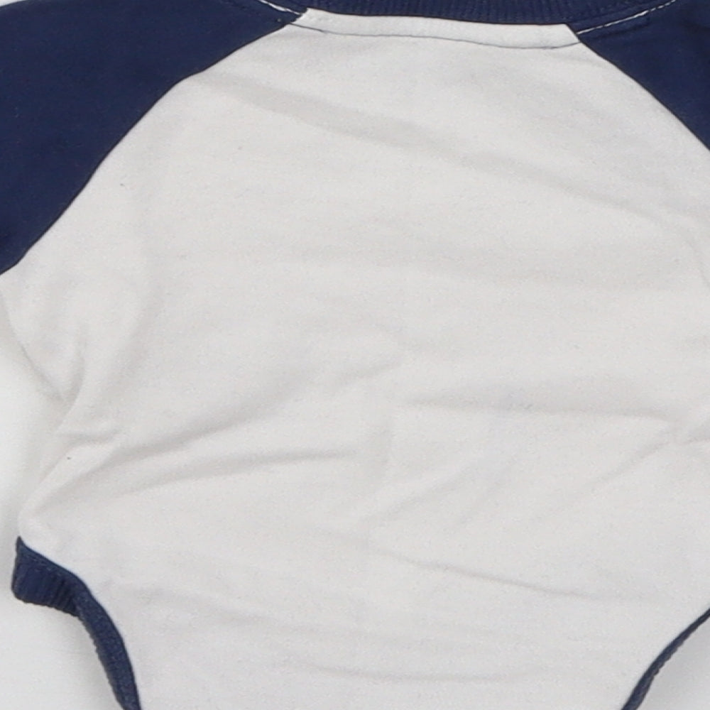 Mothercare Baby White Jersey Babygrow One-Piece Size Newborn - Go