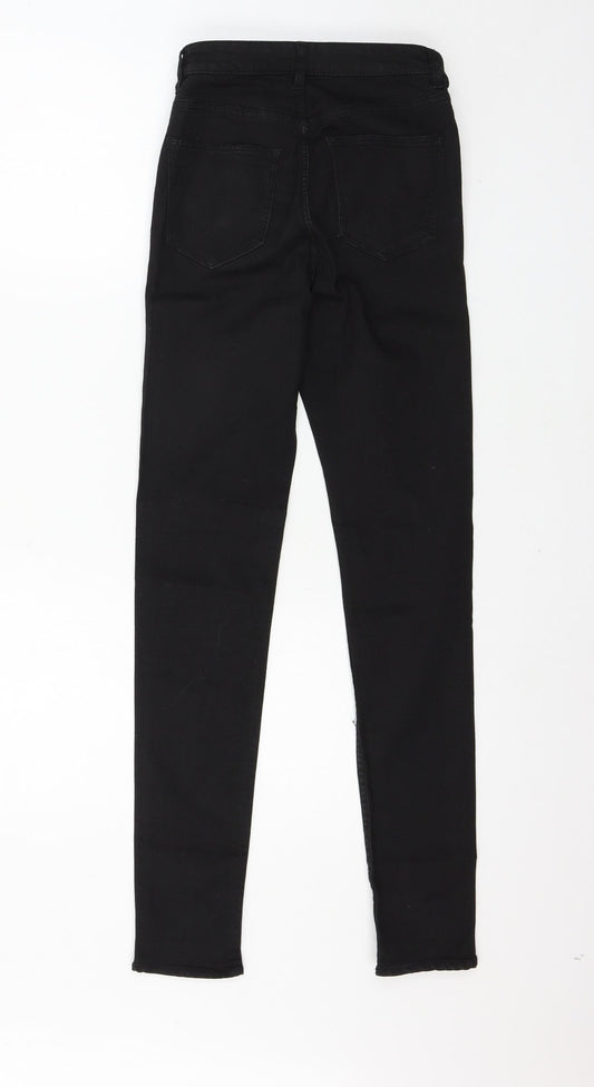 Divided by H&M Womens Black  Denim Skinny Jeans Size 6 L29 in
