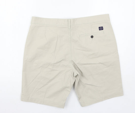 Marks and Spencer Womens Grey   Chino Shorts Size 34 in