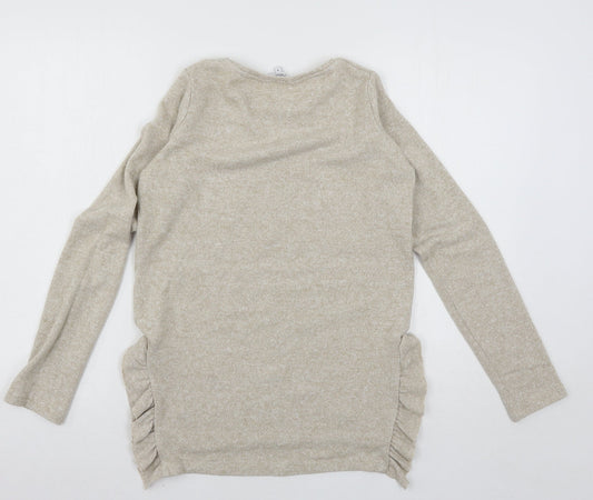 Womens UK Size 6 NEXT Beige Pullover Jumper