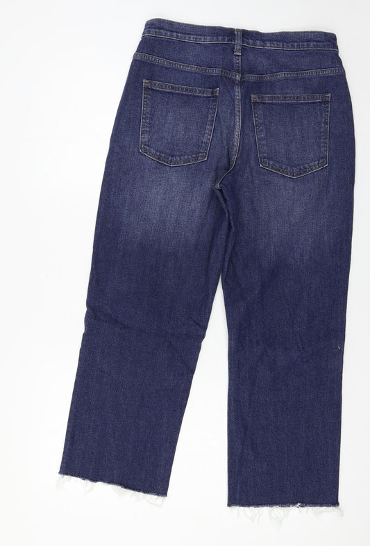 Gap Womens Blue Denim Straight Jeans Size 29 in L25 in