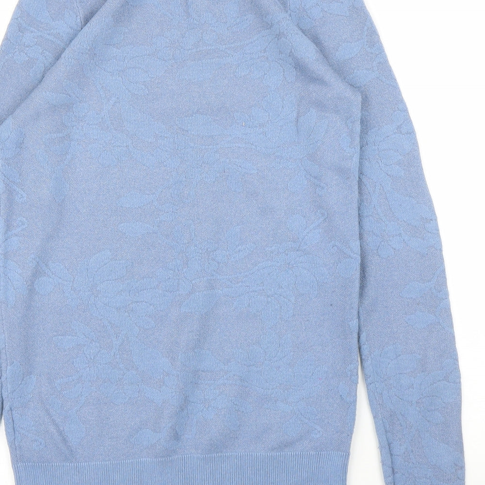 Womens UK Size 8 NEXT Blue Pullover Jumper