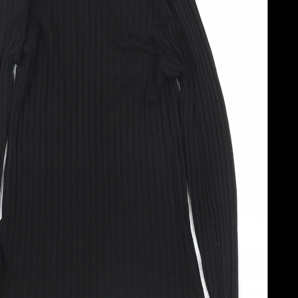 Womens UK Size 6 Topshop Black Pullover Jumper