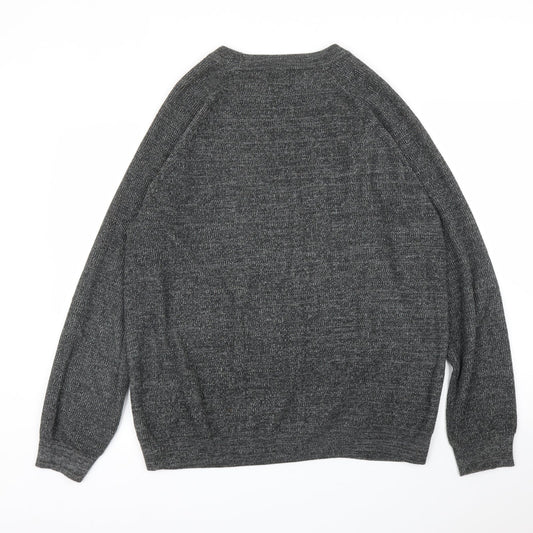 Burton Mens Grey Pullover Jumper Size XL