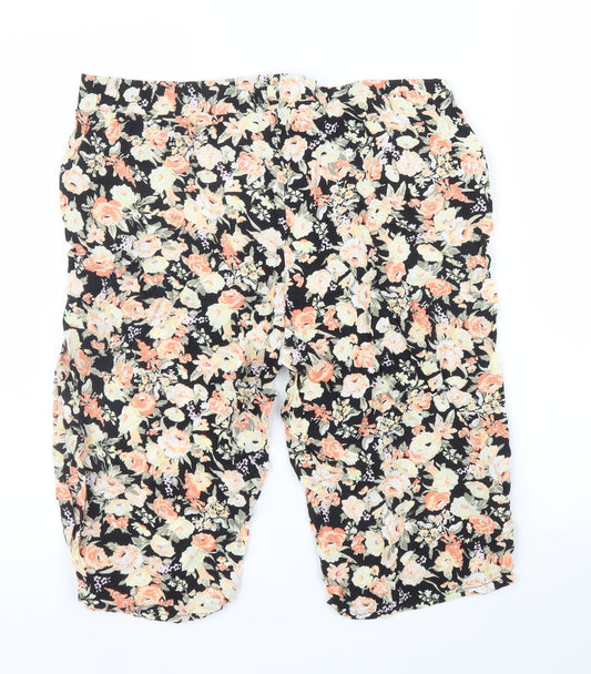 Womens UK Size 14 Klass Regular Fit Capri Pink Trousers