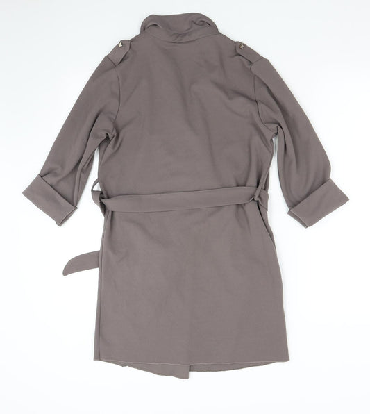 Made in Italy Womens Grey Jacket Size S