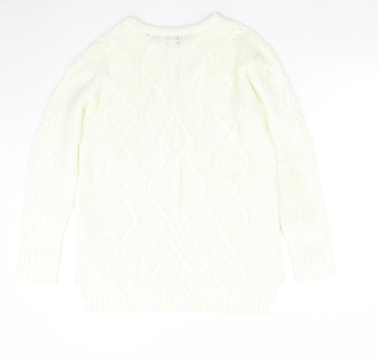 Womens UK Size XL Yessica Beige Pullover Jumper