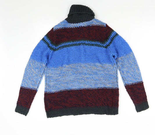 Womens UK Size XS Noisy may Multicoloured Pullover Jumper