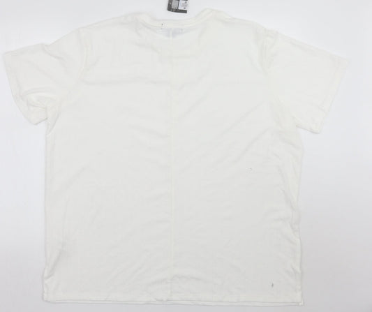 Primark Womens White Basic T-Shirt Size XL