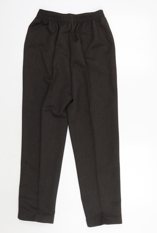Womens UK Size 12 Saira of Manchester Regular Fit Brown Trousers