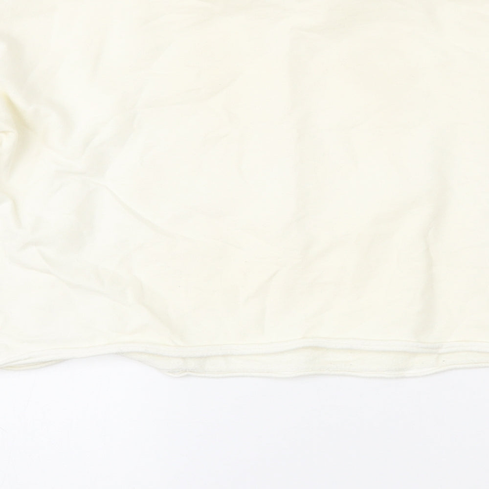 Destination Girls White Pullover Sweatshirt Size 13-14 Years
