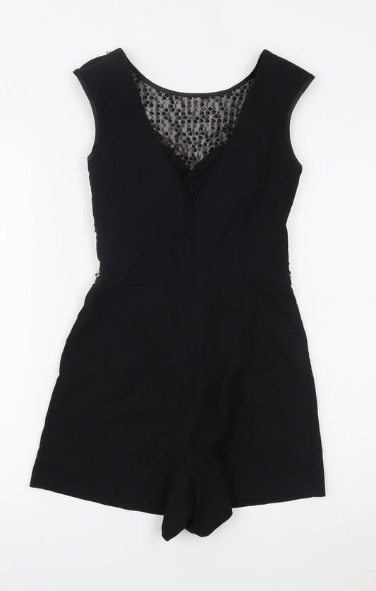 Miss Selfridge Womens Black   Romper One-Piece Size 6