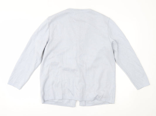 Womens UK Size M CANDA Blue Cardigan Jumper