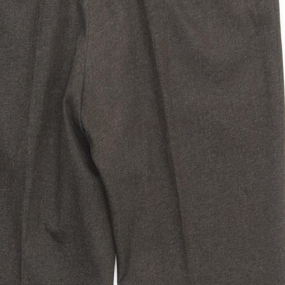 Womens UK Size 40 M&S Regular Fit Grey Trousers