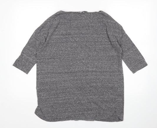 Capsule Womens Grey Basic T-Shirt Size 12
