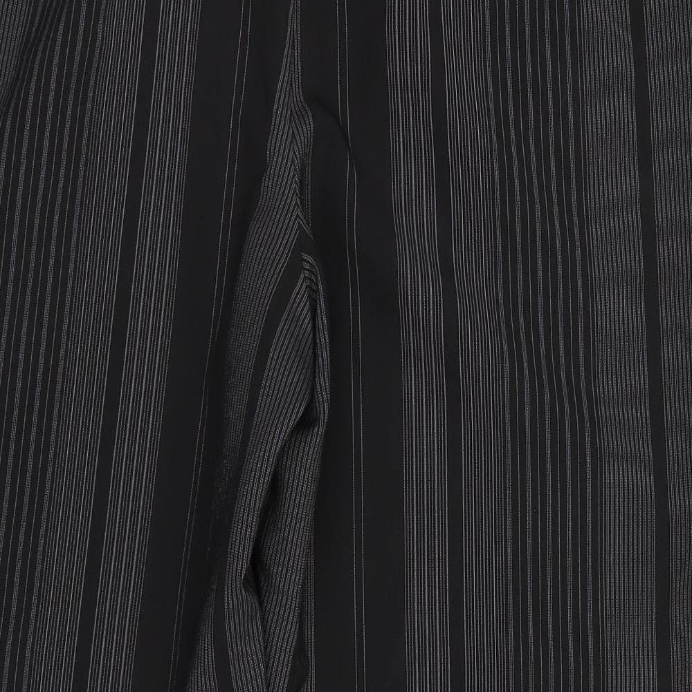 Chrmart Womens Grey Striped Trousers Size 20 L27 in
