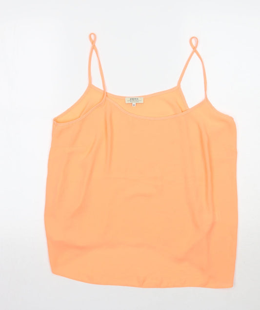 Womens UK Size 18 Papaya Orange Basic Tank