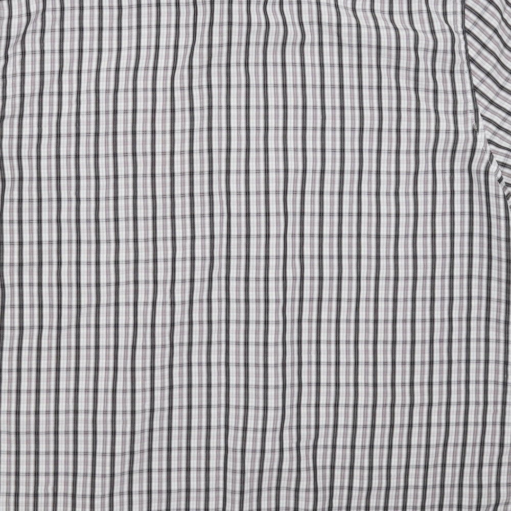 Atlantic Bay Mens Multicoloured Check Button-Up Size XL