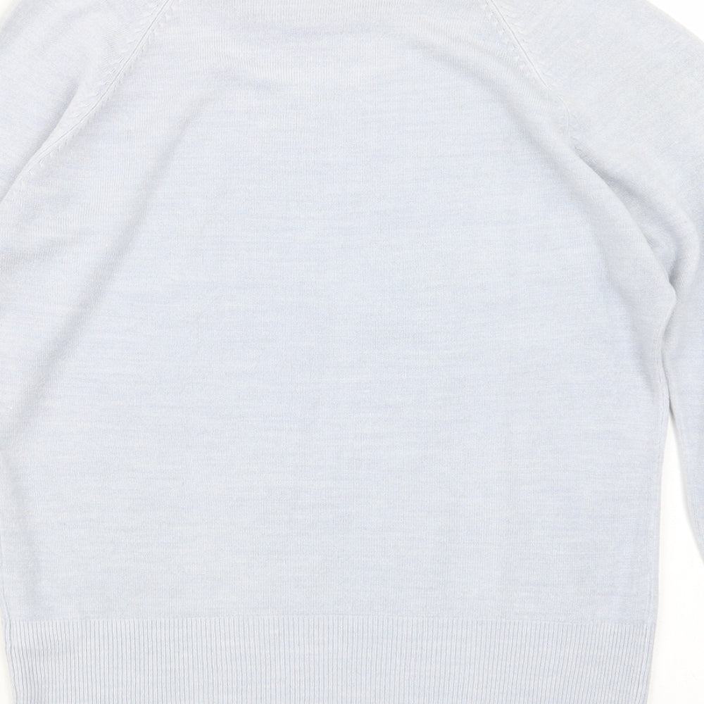 Womens UK Size 10 NEXT Blue Pullover Jumper
