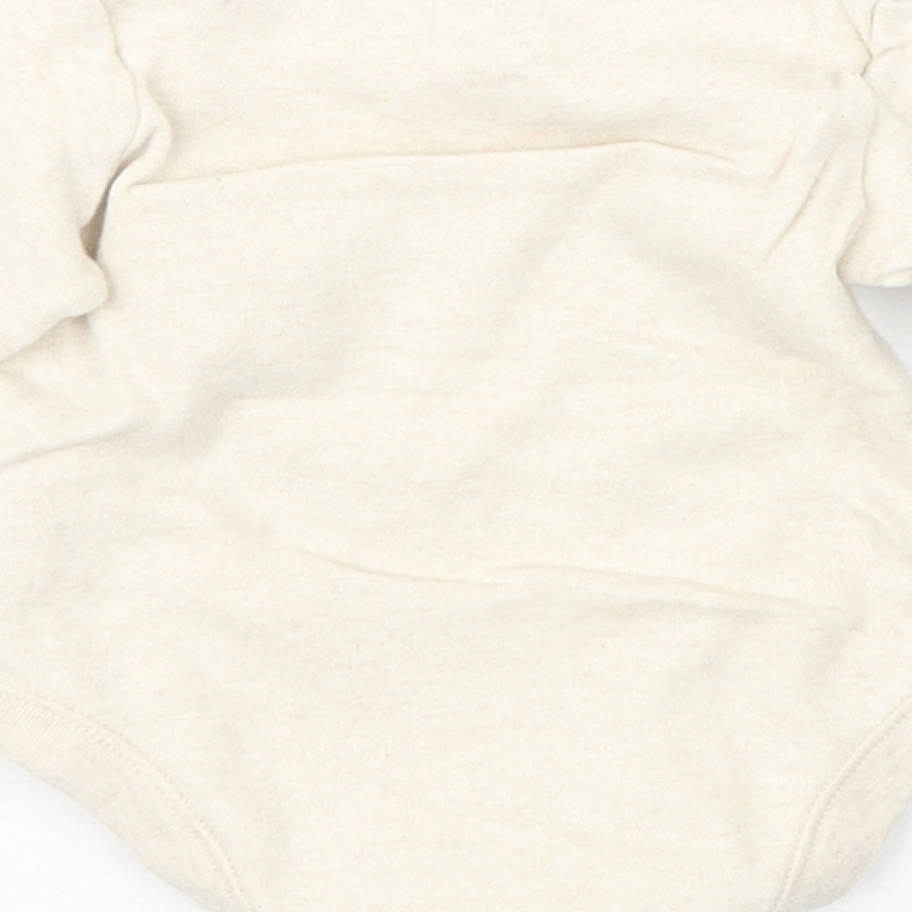 Disney Baby Girls Beige Babygrow One-Piece Size 0-3 Months - Mickey and Minnie Mouse