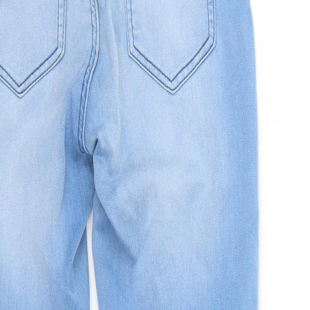 Denim & Co. Womens Blue Skinny Jeans Size 6 L27 in