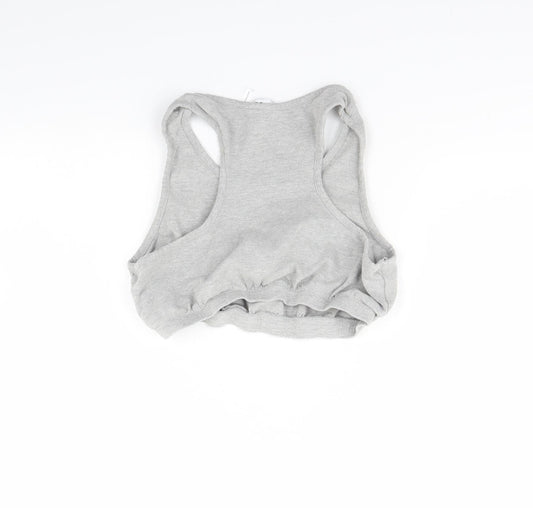 Womens UK Size 16 Label be Grey Cropped Tank