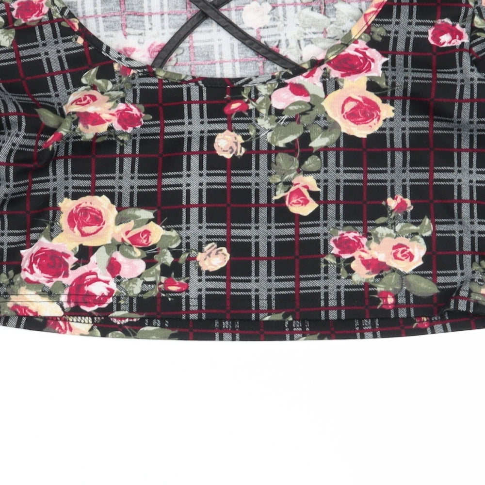 Womens UK Size S urmoda Multicoloured Basic T-Shirt